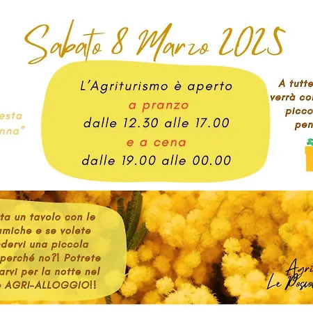 Agri-alloggio Le Poscole Al Canton Farm stay